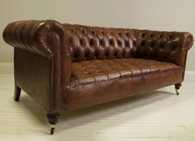 The Wilmington Sofa – Chestnut Brown