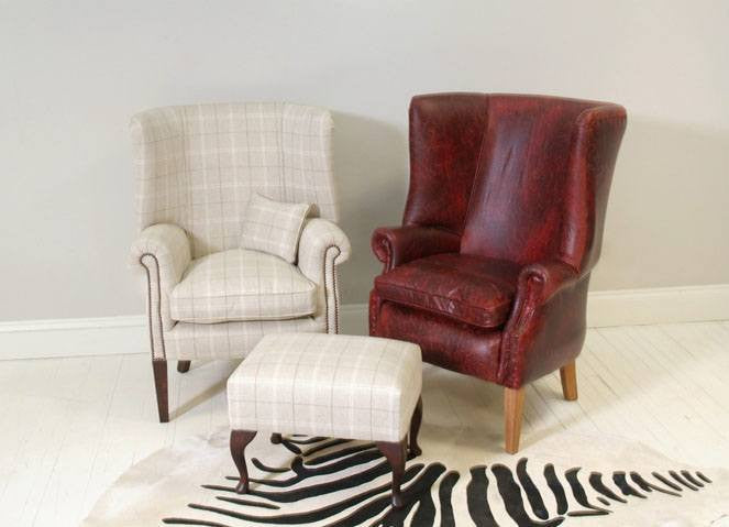 Half Porters Chair – Colefax & Fowler Hemsby Check