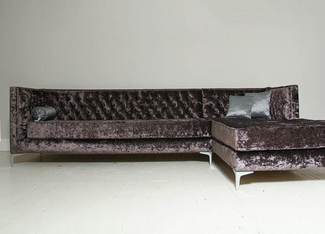 The Annabel Corner Chesterfield – Crushed Velvet