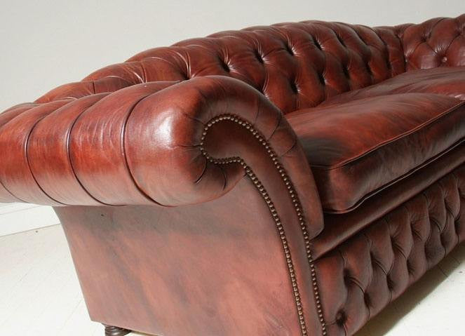 The Rosebery Sofa – Rich Chestnut Brown