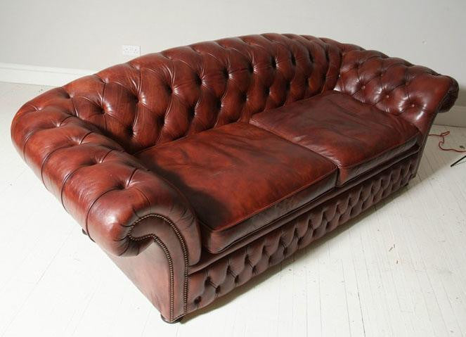 The Rosebery Sofa – Rich Chestnut Brown