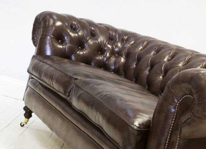 THE WILMINGTON SOFA IN DARK WALNUT