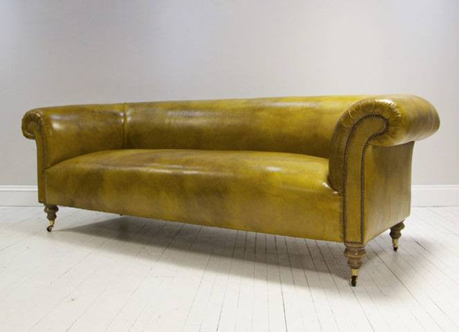 Goderich Chesterfield Sofa Gold