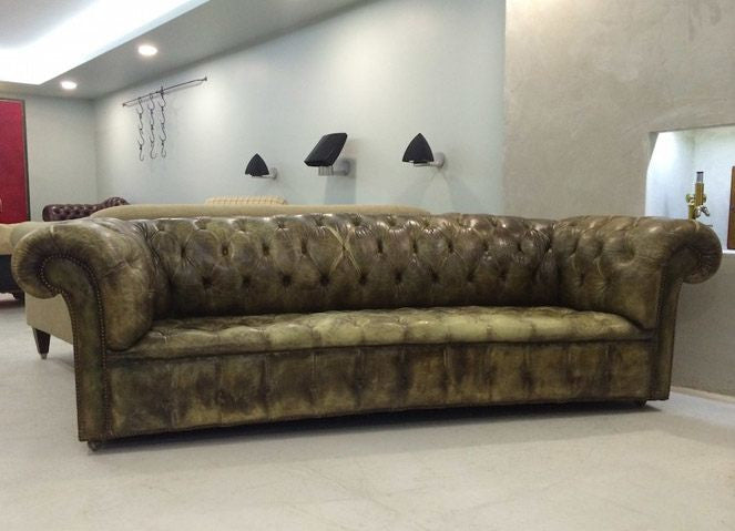 INCREDIBLE MATCHING PAIR OF EARLY 20TH CENTURY CHESTERFIELD